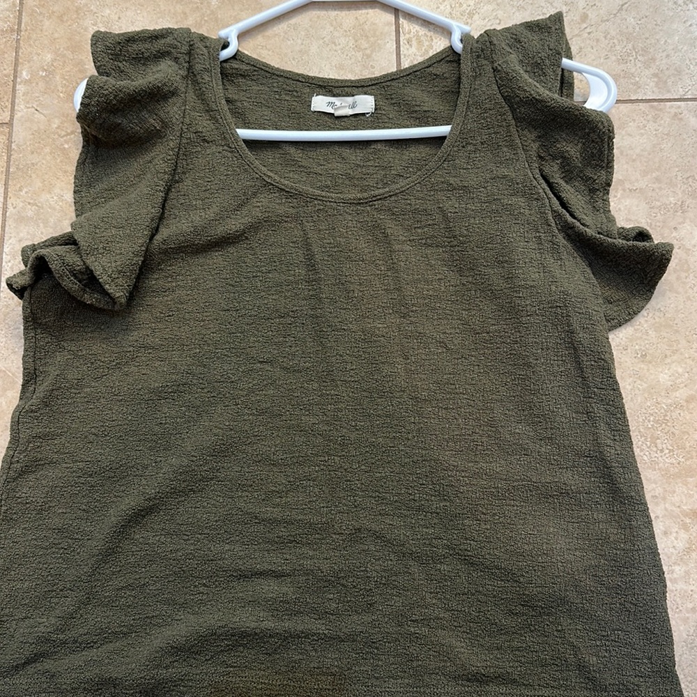 Madewell Olive Green Top
